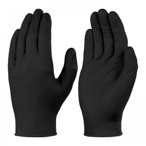 Skytec TX924 Disposable Diamond-Grip Nitrile Gloves (Box of 100)